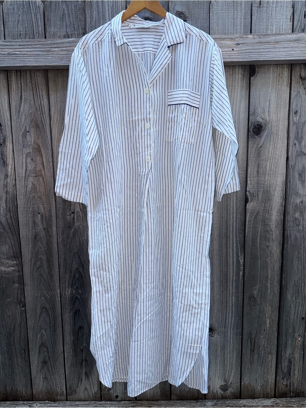 Vintage Christian Dior Nightshirt Nightgown Size Medium